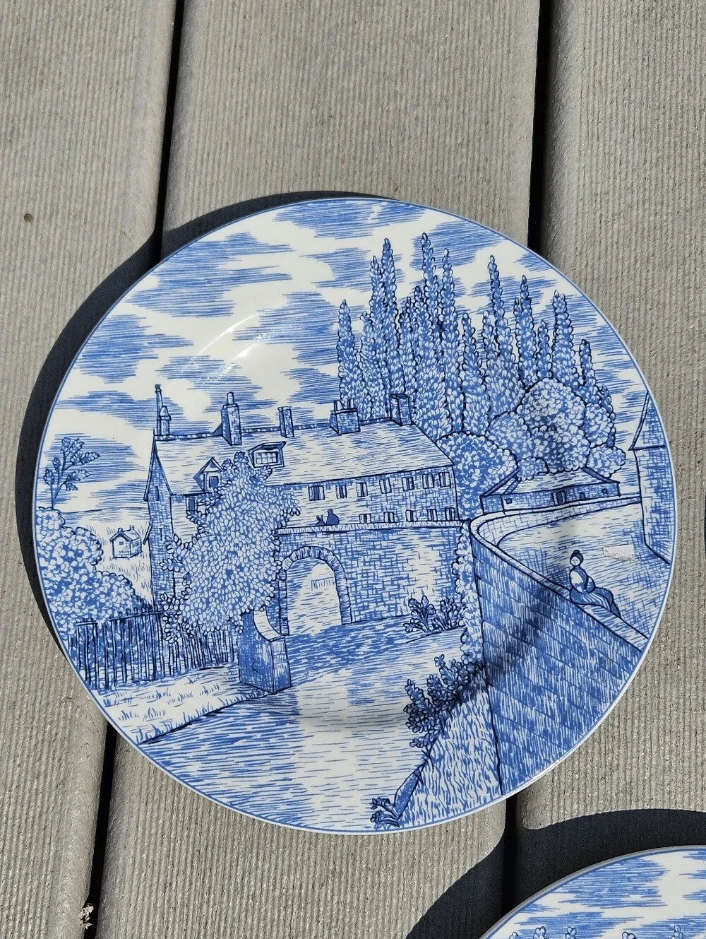 American Atelier 3 Blue Toile 8 1/4
